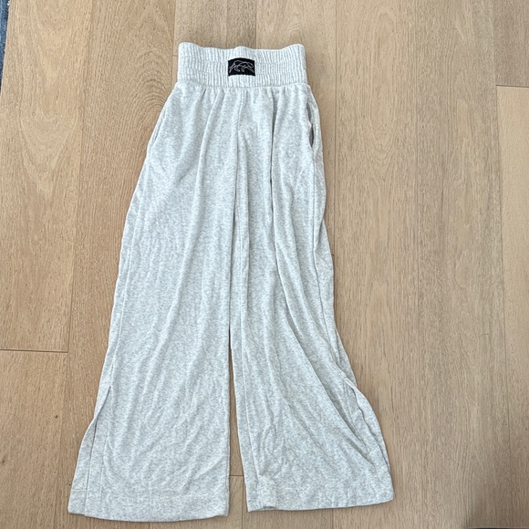 Tiger Friday Pants - Tiger Friday Gray Wide-Leg Sweatpants size adult XS